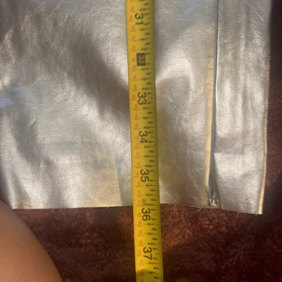 Express silver leather pants - Picture 5 of 9